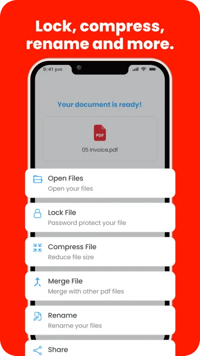 Capturas de tela do PDF Scan: Convert Photo to PDF