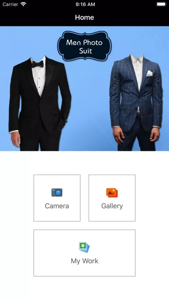 Zrzuty ekranu Man Photo Suit Editor