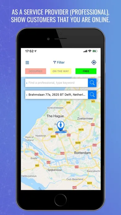 Captures d'écran de PickMeApp™ Services