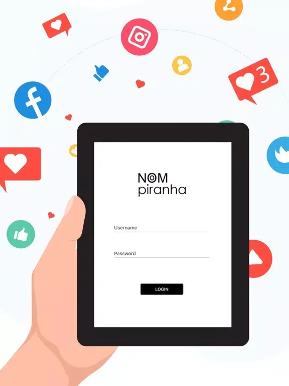 NOM Piranha iPad  স্ক্রিনশট