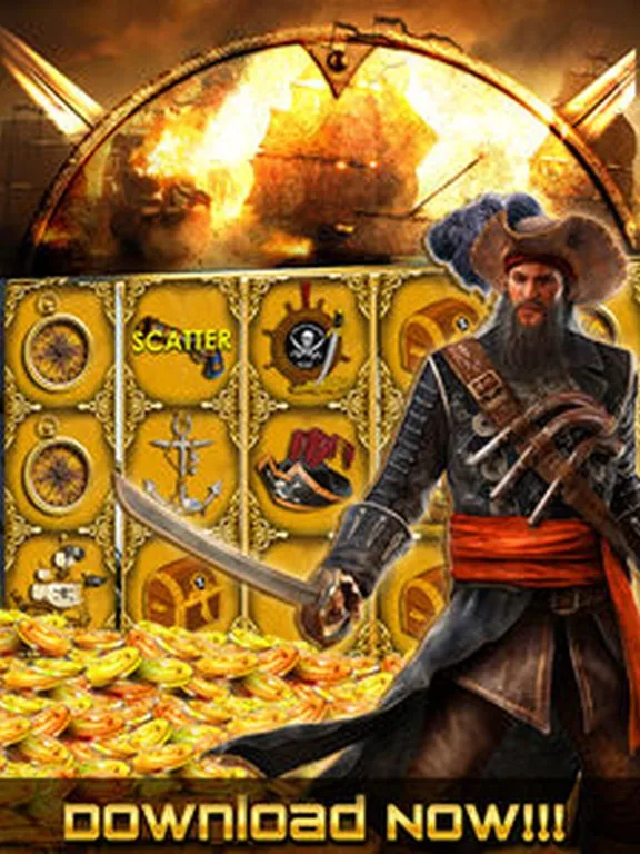 Captures d'écran de Deluxe Pirate Slots: Win big at Caribbean iPad 