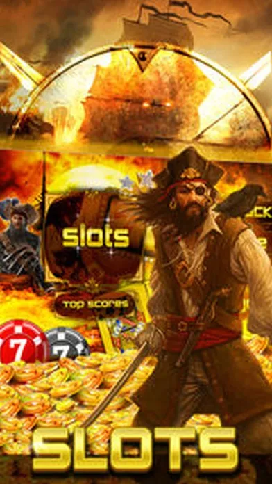 Captures d'écran de Deluxe Pirate Slots: Win big at Caribbean