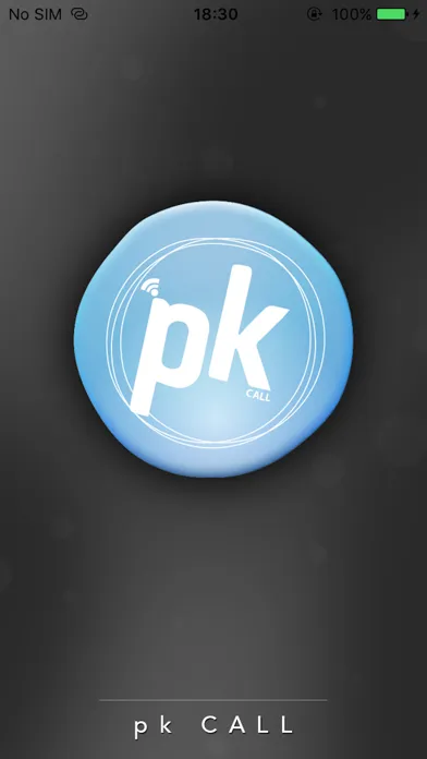Capturas de tela do pkcall