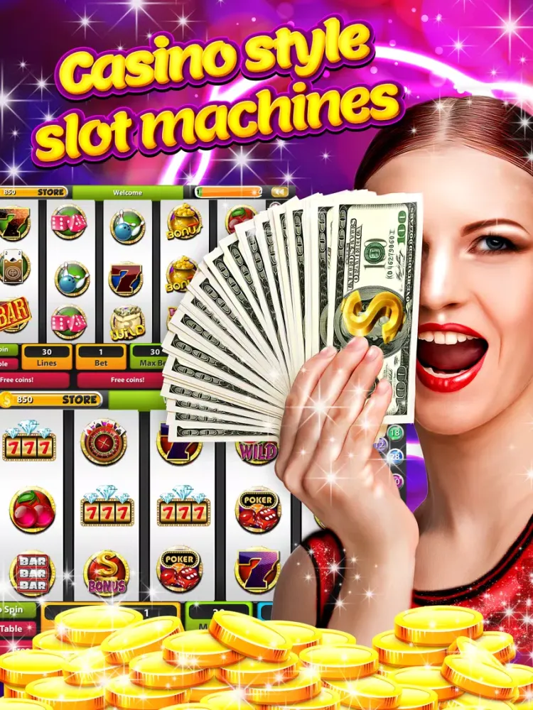 Captures d'écran de Pokies Kings Craze Slots Machines – Casino Play Stampede 7's Jackpot of Slot Tournament iPad 