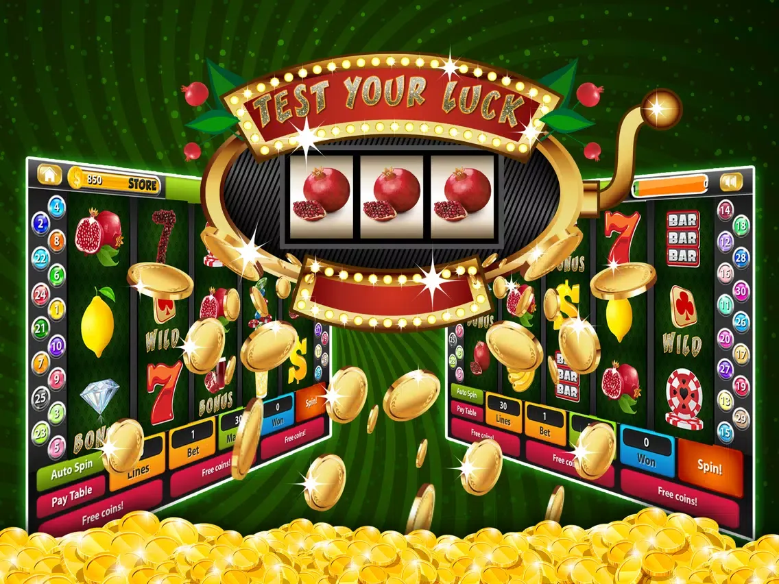 Pomegranate Slot Machines: Jackpot Streams Time. Play Favorite Casino Tournament iPad Screenshots
