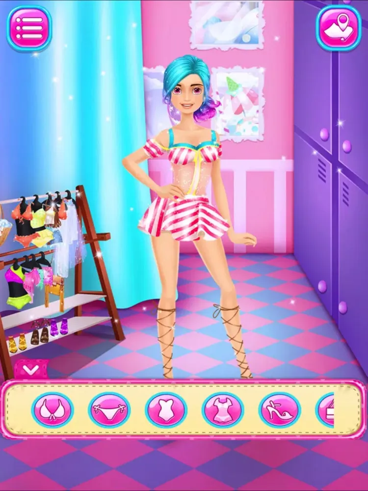 Dream Swimming Pool Costume Party ~ Pretty Girl iPad  Screenshots