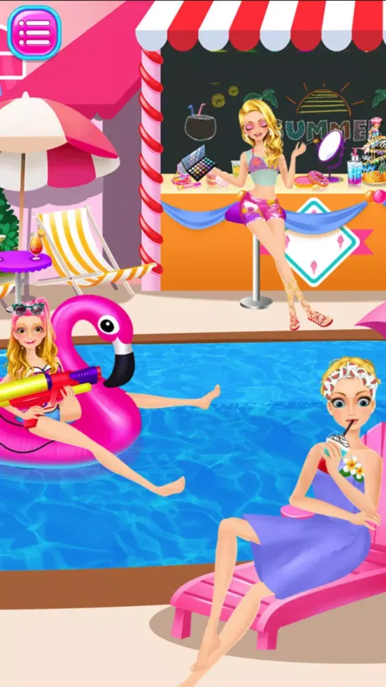 Dream Swimming Pool Costume Party ~ Pretty Girl Screenshots
