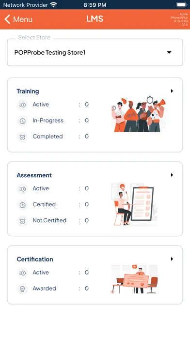 ภาพหน้าจอของ POPProbe