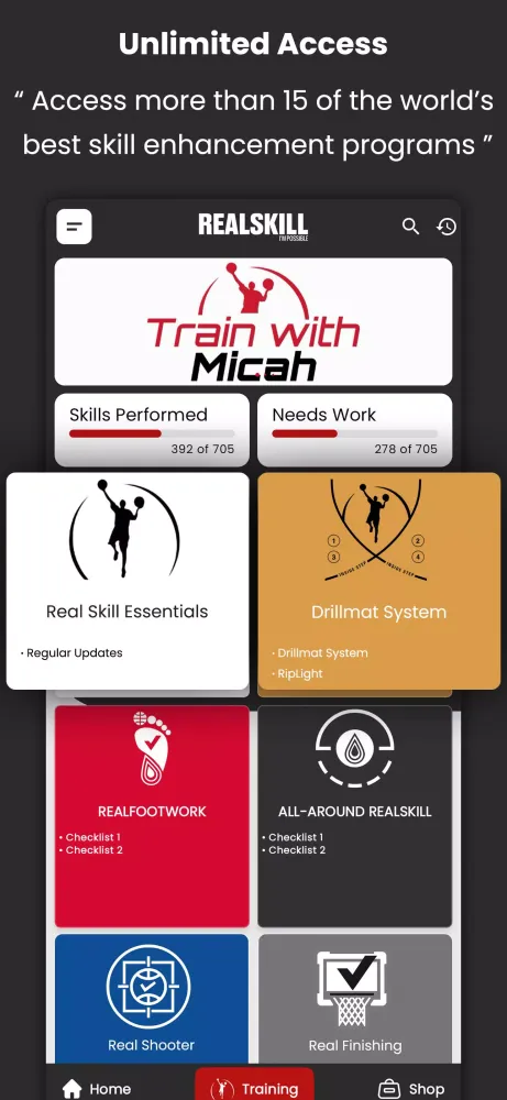 Ảnh chụp màn hình của RealSkill