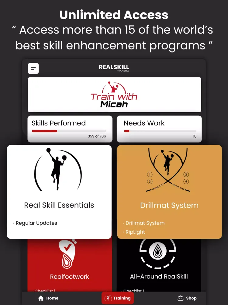 Ảnh chụp màn hình của RealSkill