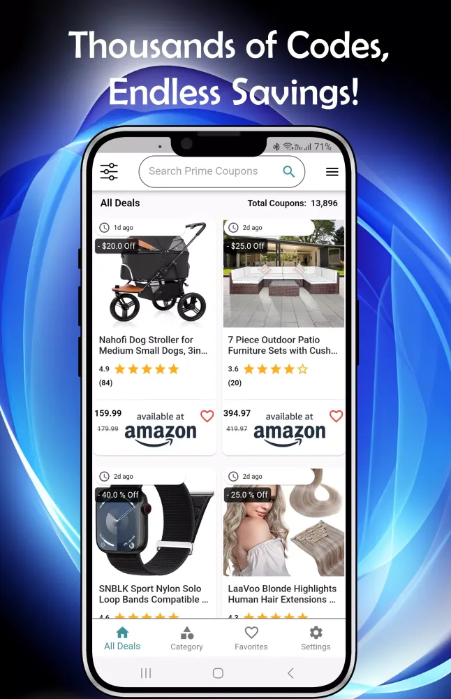 Prime Coupons: AI Amazon Deals应用截图