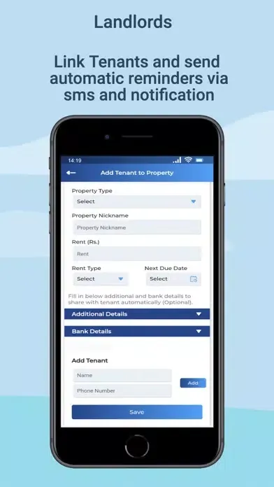 ภาพหน้าจอของ ProperT : Manage rent & tenant