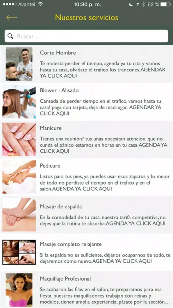 Screenshot di SPAPP Colombia