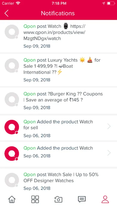 Captures d'écran de Qpon.in Buy & Sell Marketplace
