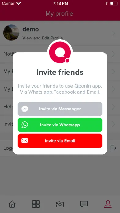 Captures d'écran de Qpon.in Buy & Sell Marketplace