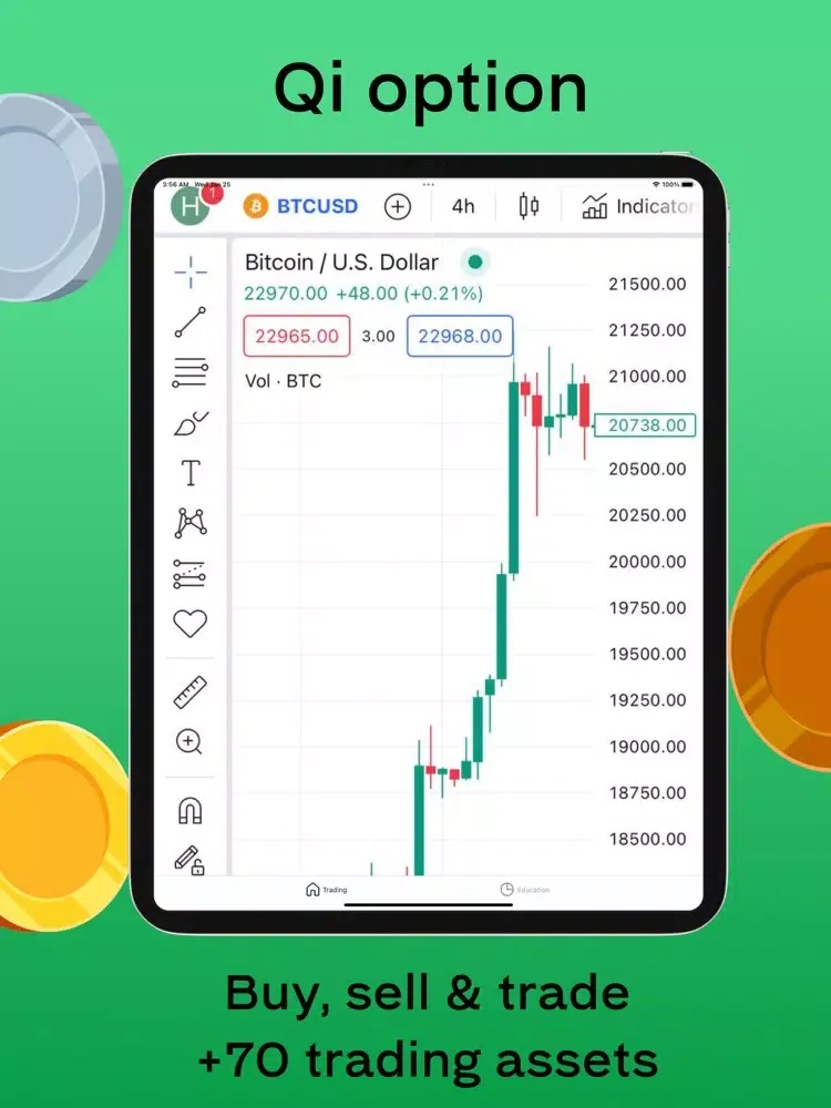 Скриншоты QI Option Trade iPad 