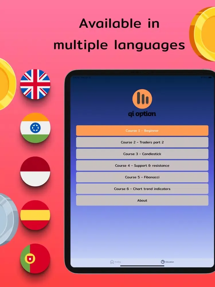 Скриншоты QI Option Trade iPad 