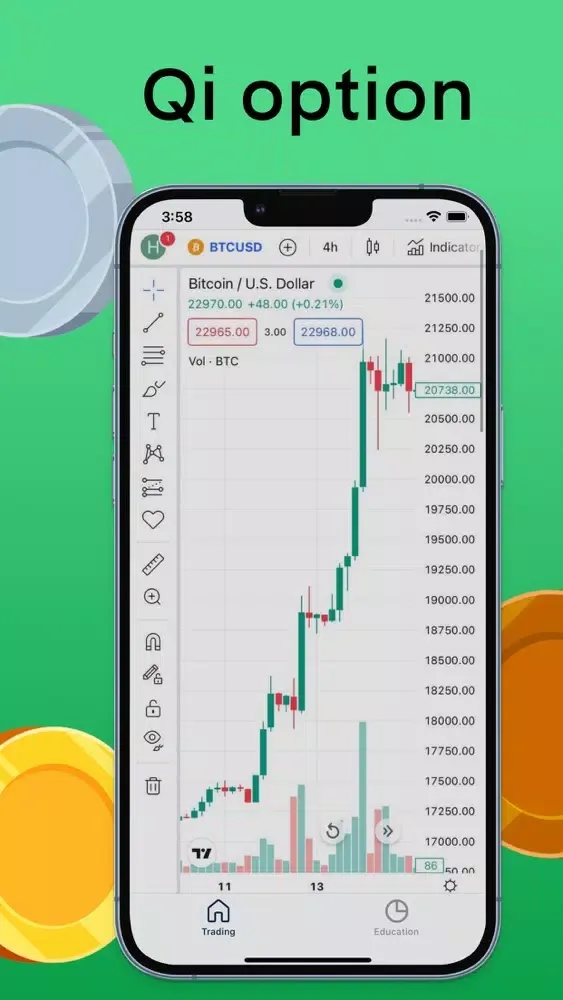 Скриншоты QI Option Trade