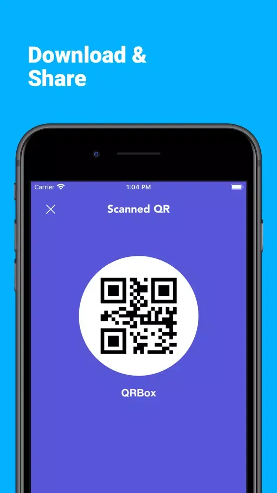 ภาพหน้าจอของ QRBoxes - Read & Generate QR