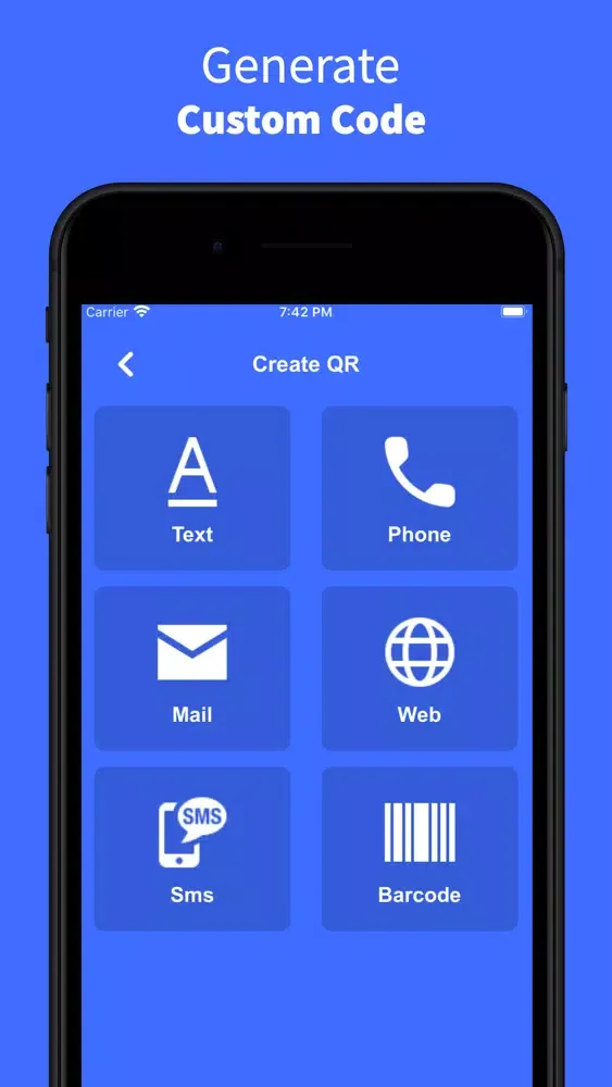 Tangkapan layar QRX - Code Reader & Scanner