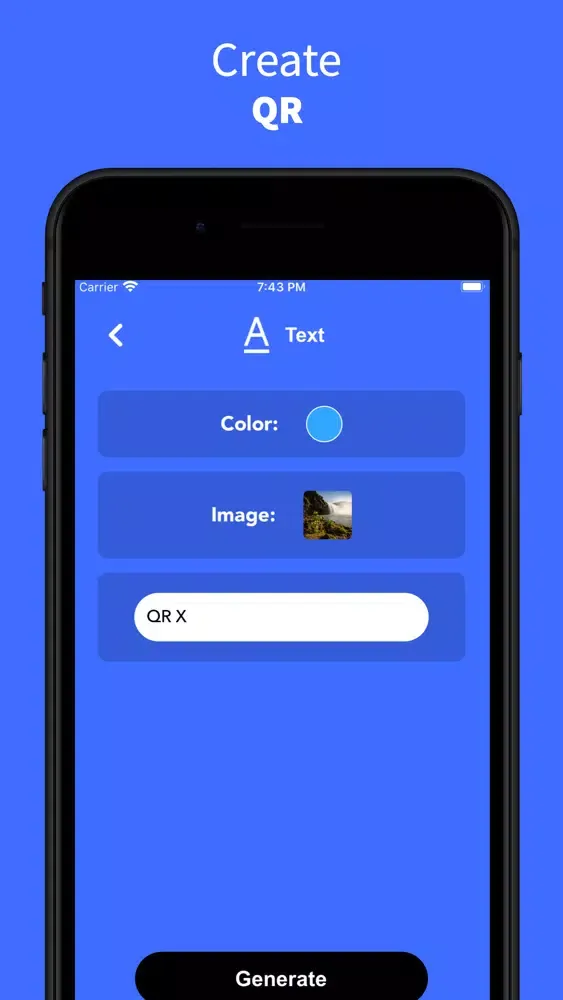 Tangkapan layar QRX - Code Reader & Scanner