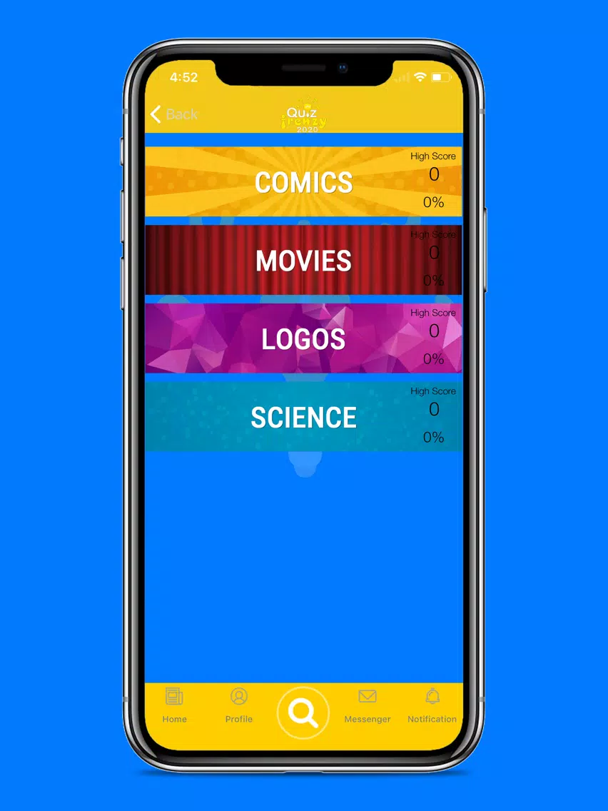 Quiz Frenzy 2020 iPad 应用截图