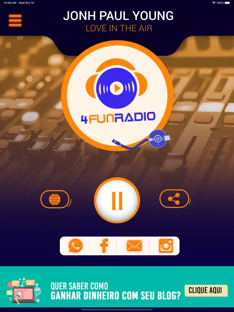 4FunRadio iPad  Screenshots