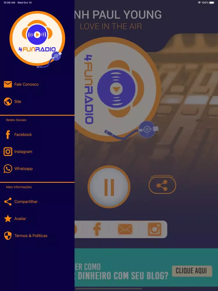 4FunRadio iPad  Screenshots