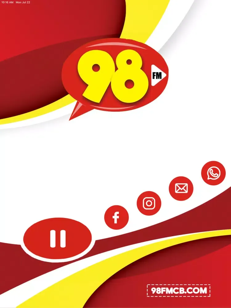Captures d'écran de 98 FM Campo Belo iPad 