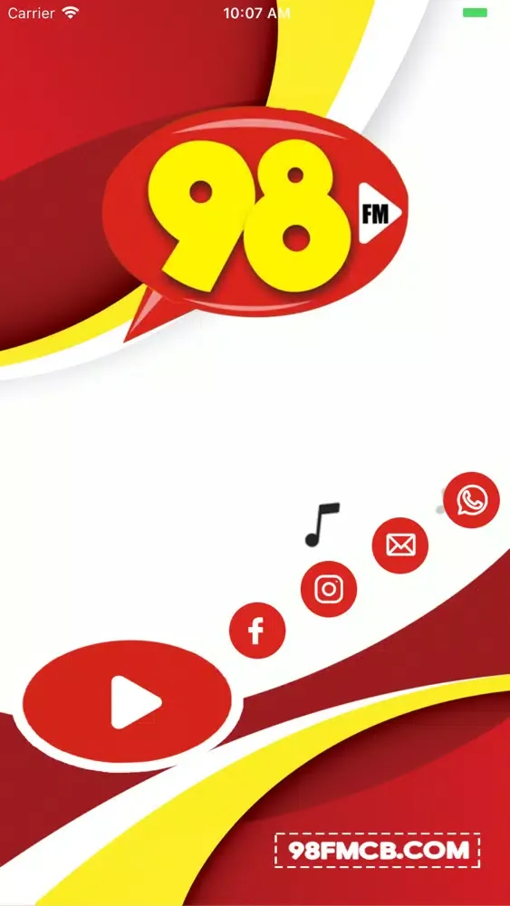 Captures d'écran de 98 FM Campo Belo