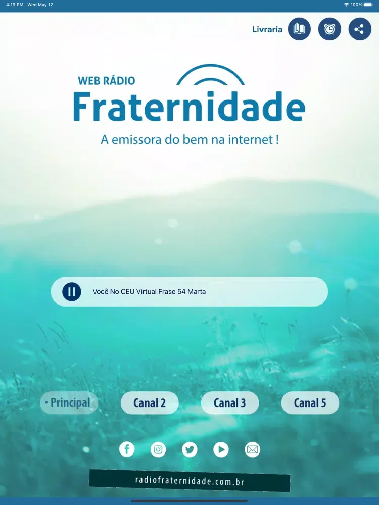تصاویر Web Radio Fraternidade iPad 
