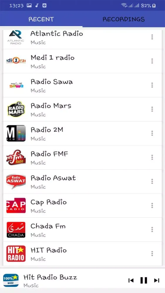 Capturas de pantalla de Radio Maroc
