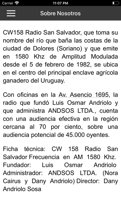 Radio San Salvador स्क्रीनशॉट