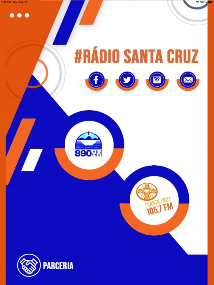 Ảnh chụp màn hình của Rádio Santa Cruz Jequitinhonha iPad 