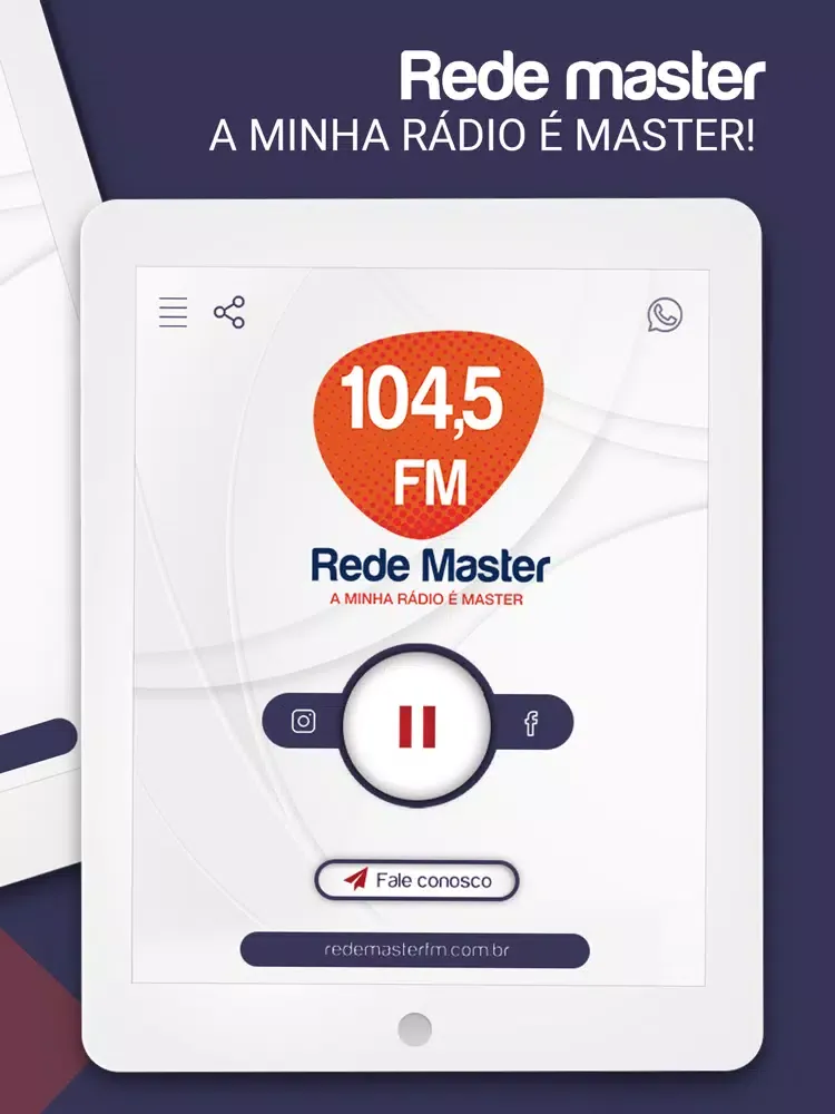 Rede Master FM 104,5 iPad  سکرین شاٹس