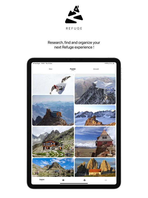Refuge Hike Trails Map iPad 應用截圖