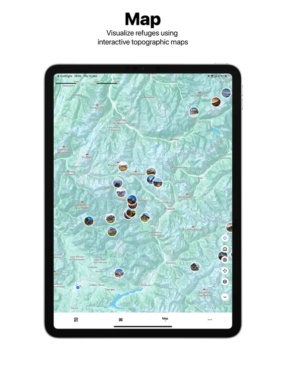 Refuge Hike Trails Map iPad 應用截圖