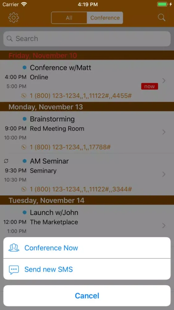Conference Call Auto Dialer應用截圖