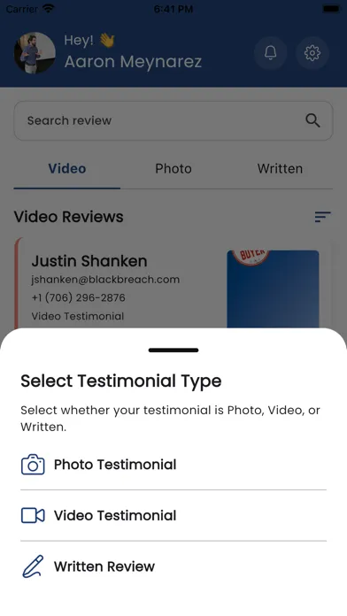 Sensei Says Testimonial Screenshots