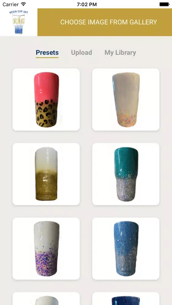 Ảnh chụp màn hình của Resin Cup Art