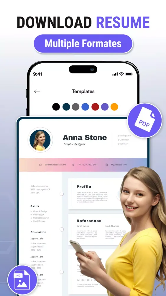 CV Maker AI Resume Builder स्क्रीनशॉट