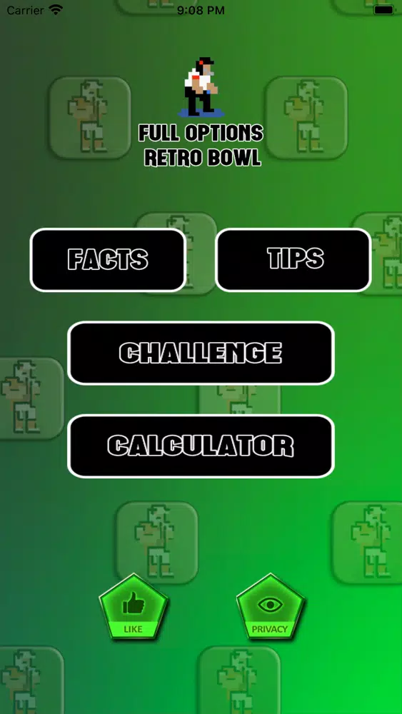 Credits Options for Retro Bowl स्क्रीनशॉट