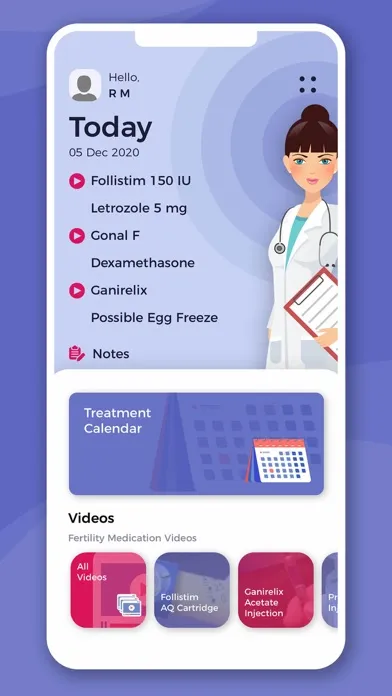 Captures d'écran de ReUnite Fertility App