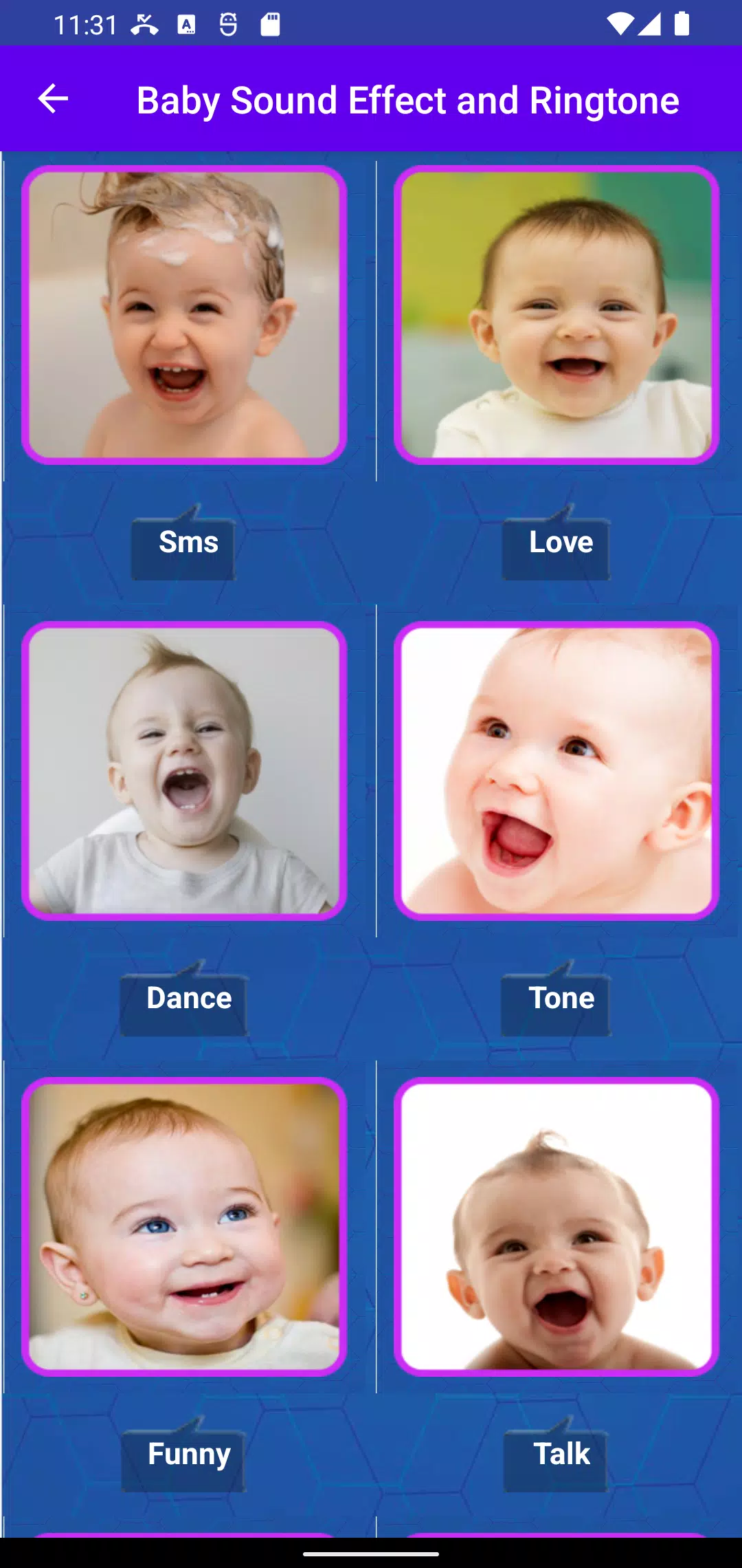 Baby Sound Effect and Ringtone Screenshots