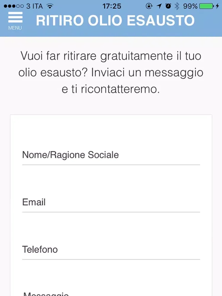 Скриншоты Ritiro Olio Esausto iPad 