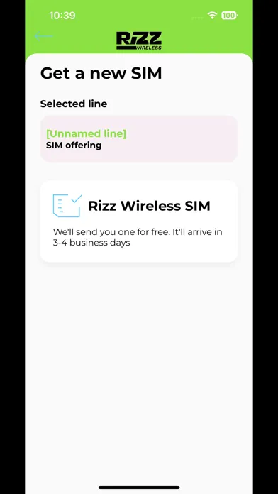 Capturas de tela do Rizz Wireless