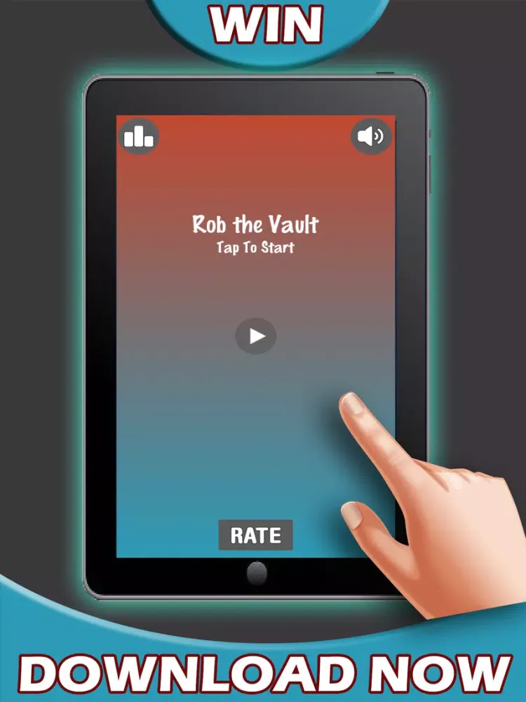 Ảnh chụp màn hình của Rob the Vault iPad 