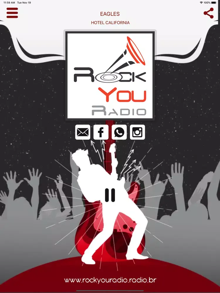RYR - Rock You Radio iPad  Screenshots