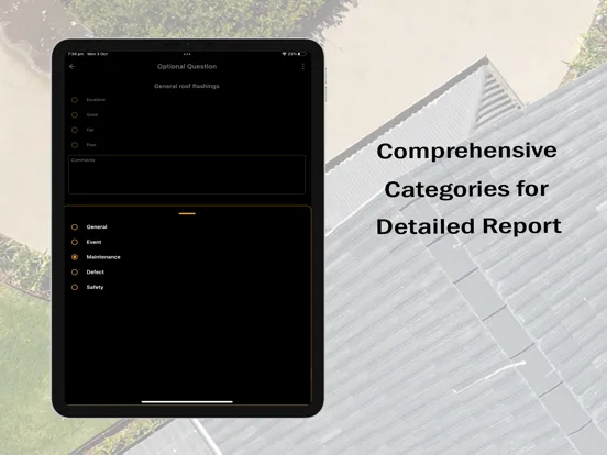 Capturas de tela do Roof Inspection Pro iPad 