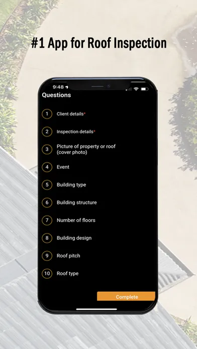 Capturas de tela do Roof Inspection Pro
